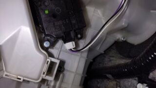 交換したエアミックスアクチュエーター